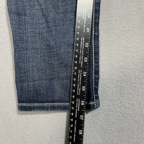 7 For All Mankind Josefina Skinny Boyfriend Button Fly Jeans Women's‎ Size 29 - Picture 8 of 10